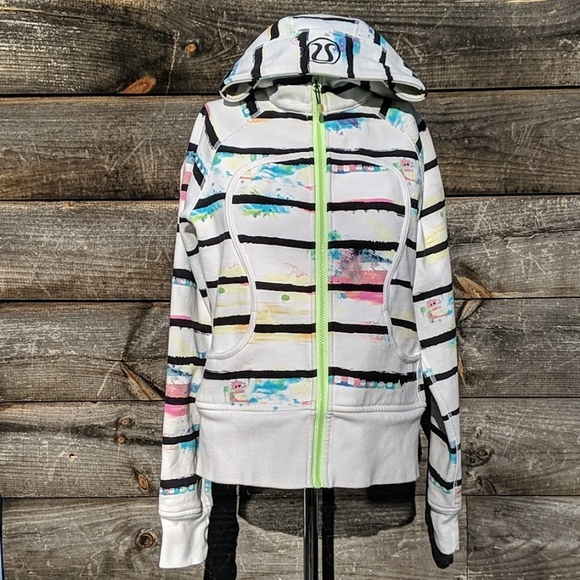 lululemon athletica Tops - Lululemon Watercolor Scuba Hoodie